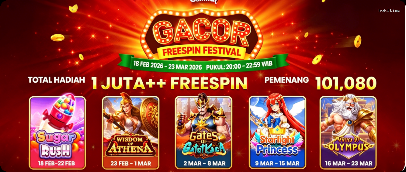 Login hokitime Sekarang Bonus Melimpah